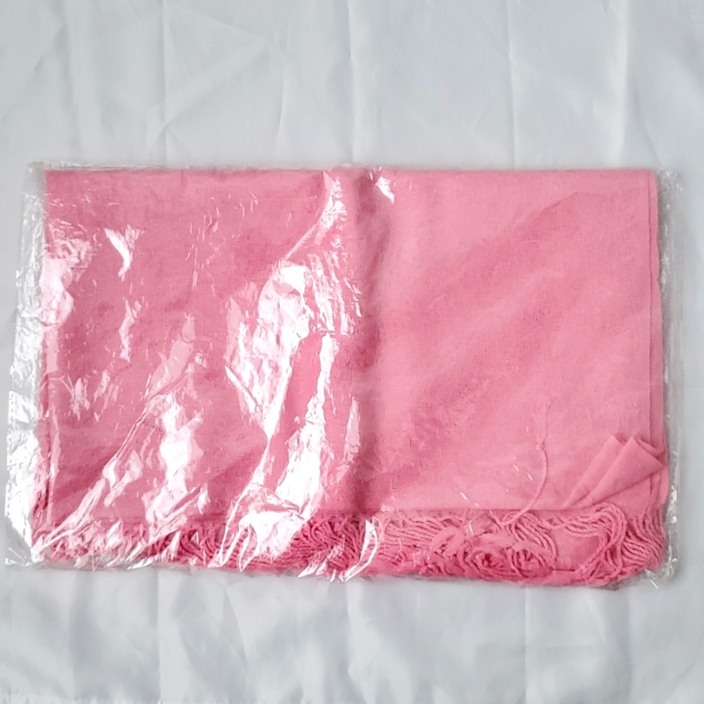 Pink Shawl Scarf